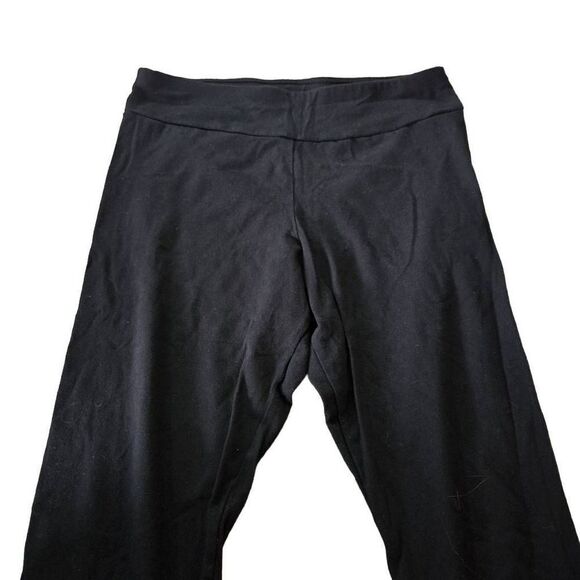 Time & Tru black athletic capri leggings M8/10 - Picture 2 of 3